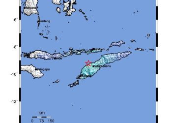GEMPABUMI TEKTONIK M6,0 DI TIMOR TENGAH UTARA, NUSA TENGGARA TIMUR, TIDAK BERPOTENSI TSUNAMI