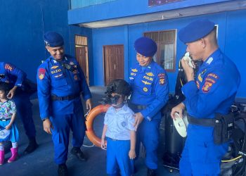 Ditpolairud Polda Kaltim Tanamkan Edukasi Keselamatan dan Cinta Lingkungan Sejak Dini