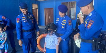 Ditpolairud Polda Kaltim Tanamkan Edukasi Keselamatan dan Cinta Lingkungan Sejak Dini