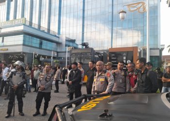 Wakapolda Kaltim Pantau Aksi di Samarinda, Pengamanan Humanis Jaga Kondusivitas