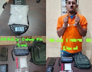 Tangkap Pria Pemilik 64,74 Gram Shabu di Stabat.