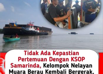 Tak Ada Kepastian Pertemuan, Kelompok Nelayan Kembali Bergerak, Tugboat Diminta Melewati Alur Pelayaran Resmi