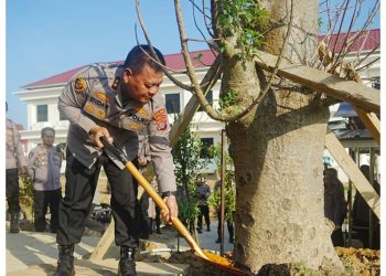 Kapolda Kaltim Tanam Pohon dan Tebar Bibit Ikan, Wujud Komitmen Lingkungan dan Ketahanan Pangan