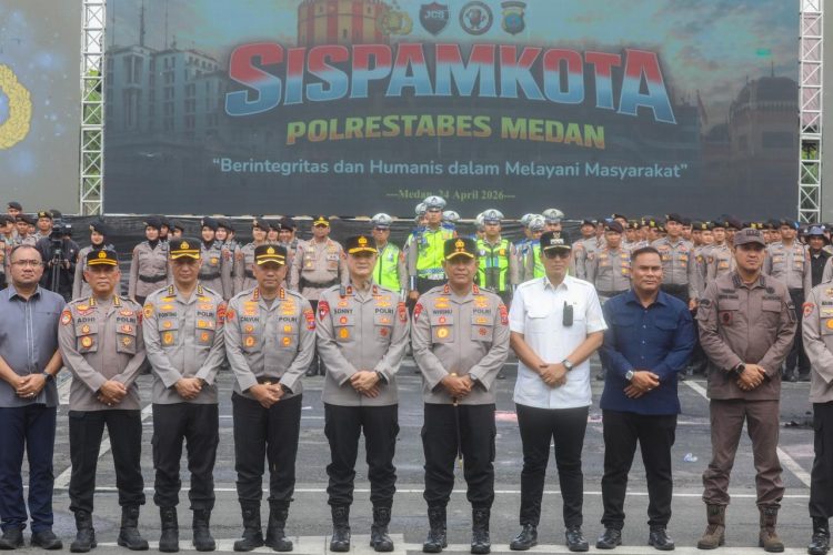 Sispamkota Medan Digelar Komprehensif, Tunjukkan Kesiapan Polri Hadapi Berbagai Skenario Gangguan