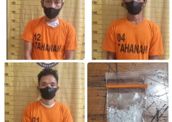 3 (tiga) Pengedar Narkoba Di Kota Binjai Mengakui Perbuatannya Setelah Diringkus Satresnarkoba Polres Binjai berikut Barang Buktinya