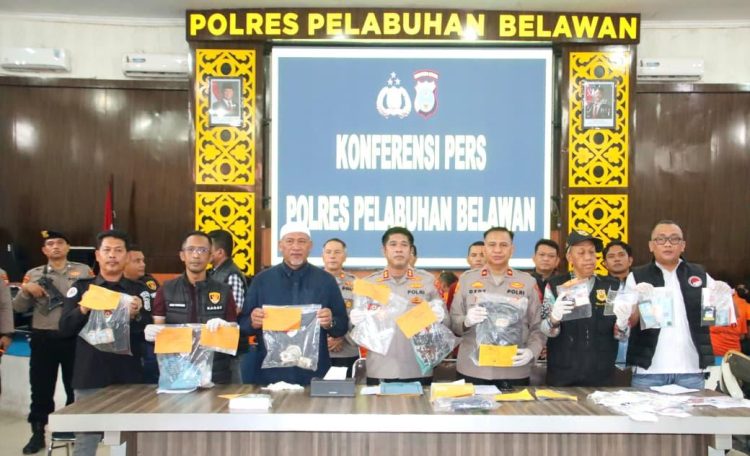 Empat Bulan, 320 Kasus Dibongkar: Polres Belawan Sikat Narkoba dan Kejahatan Jalanan