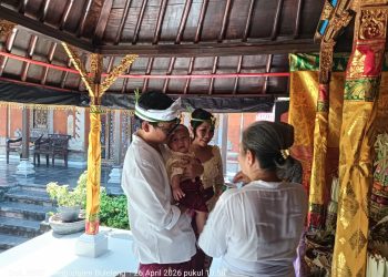 Generasi Muda Bali Terus Lestarikan Ritual 105 Hari Bayi