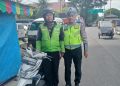 Program “Polantas Menyapa” Polres Binjai Ajak Warga Tertib Lalu Lintas Cegah Kecelakaan