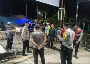 Cegah Kriminalitas dan 3C, Polres Tapteng Gelar Patroli Blue Light di Sejumlah Titik Rawan