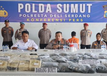 Satres Narkoba Deliserdang Gagalkan Peredaran Narkoba Jaringan Malaysia