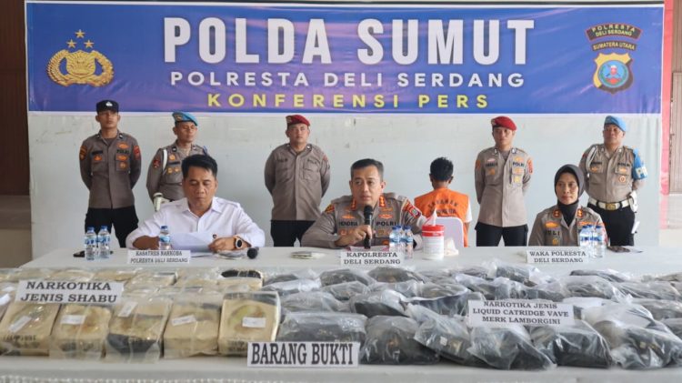 Satres Narkoba Deliserdang Gagalkan Peredaran Narkoba Jaringan Malaysia
