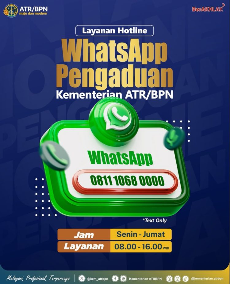 Kanal Pengaduan Digital Kementerian ATR/BPN, Jembatan Aspirasi Menuju Layanan Publik Lebih Baik