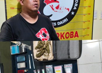 Simpan Sabu, Ekstasi Hingga Ganja, Warga Parbuluan Diringkus Polres Dairi