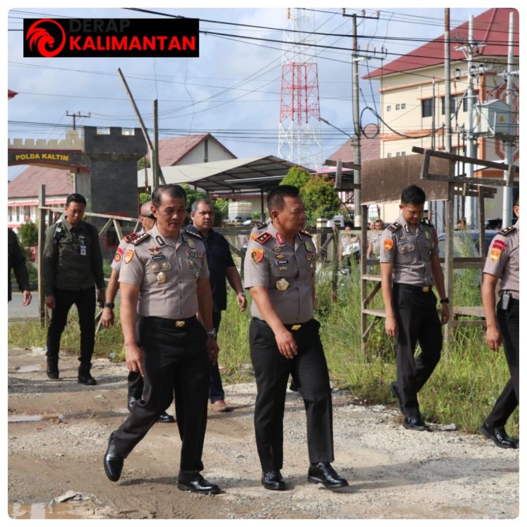 Kapolda Kaltim Pastikan Proyek Strategis Sarpras Berjalan Presisi, Tegaskan Standar Tinggi Pelayanan Publik