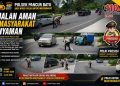 Respons Cepat Polisi Cegah Kecelakaan di Tikungan Rawan Sibolangit