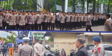 Siaga Humanis May Day 2026, Satuan Brimob Polda Sumut Kawal Ribuan Buruh di Gedung Pardede Hall Medan dengan Pengamanan Maksimal