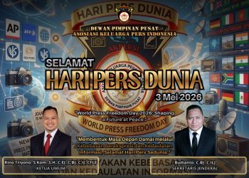 Ketua Umum DPP AKPERSI: Pers Garda Terdepan Pembela Rakyat di Hari Pers Dunia
