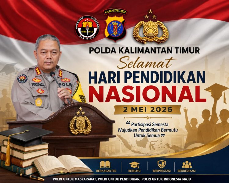 Kabid Humas Polda Kaltim Kombes Pol Yuliyanto Ucapkan Selamat Hari Pendidikan Nasional 2026
