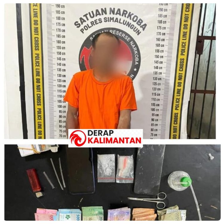 Sempat Melawan Pakai Gunting, Pengedar Sabu Diringkus Polisi di Kebun Sawit Raya Kahean