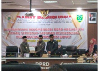 Kinerja Pemkab Berau Dikuliti di Paripurna: DPRD Berau Beri “Peringatan Keras” Deretan Masalah Pemda Tak Bisa Lagi Diabaikan
