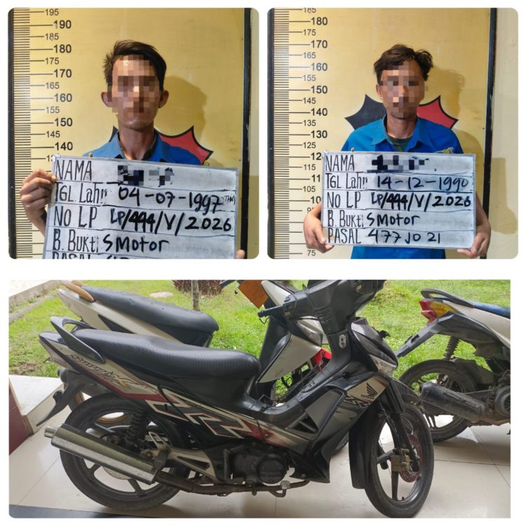 Polsek Medan Labuhan Ungkap Kasus Curat, Dua Tersangka Diamankan Usai Sempat Sembunyikan Motor Curian