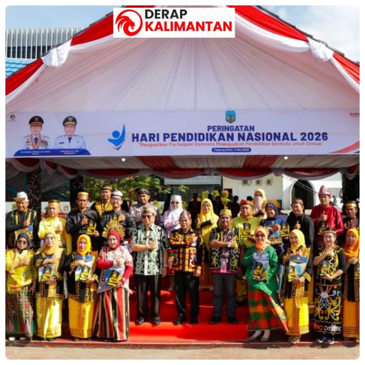 Gubernur Kaltara Pimpin Upacara Hardiknas 2026, Serukan Penguatan Pendidikan Nasional