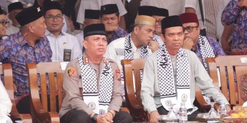 KAPOLRES BINJAI PASTIKAN PEMBUKAAN MTQ KE 57 KOTA BINJAI BERJALAN KONDUSIF