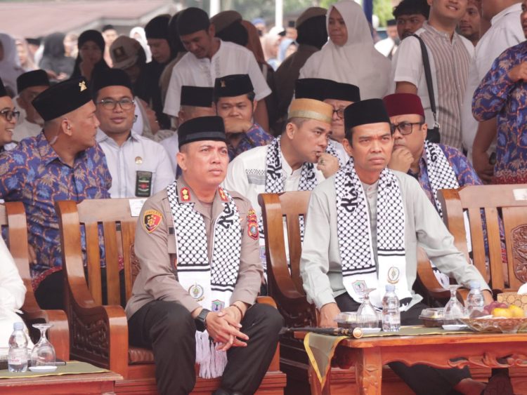 KAPOLRES BINJAI PASTIKAN PEMBUKAAN MTQ KE 57 KOTA BINJAI BERJALAN KONDUSIF