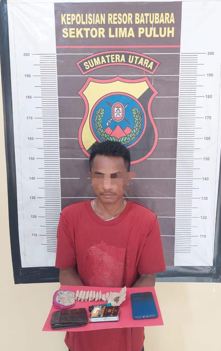 Unit Reskrim Polsek Lima Puluh Amankan Pelaku Kepemilikan Narkotika Jenis Ganja