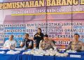 Sikat Narkoba,  Polda Riau Sita 213,5 Kg Narkotika