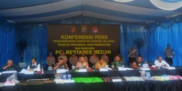 Polrestabes Medan Ungkap 250 Kasus, 290 Tersangka Ditahan