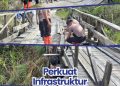 Perkuat Infrastruktur Desa, Brimob Sumut Lakukan Perbaikan Jembatan Gotting