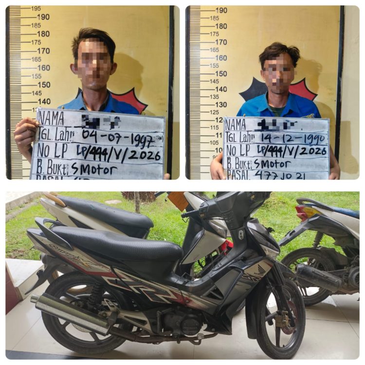 Polsek Medan Labuhan Ungkap Kasus Curat, Dua Tersangka Diamankan Usai Sempat Sembunyikan Motor Curian