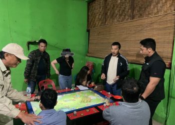 Polres Karo Gerebek Judi Tembak Ikan di Tigabinanga, Dua Perempuan Diamankan