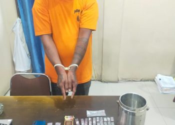 Pengedar Sabu di Karo Ditangkap, Polisi Sita Timbangan hingga 7 Paket Narkoba