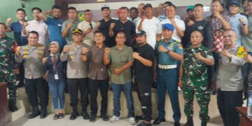 Polsek Medan Labuhan Bersama Forkopimca Mediasi Perdamaian Dua OKP di Kelurahan Besar dan Tangkahan