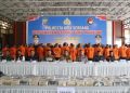 Polresta Deli Serdang Musnahkan 54,355 Kg Sabu 8,981 Butir Ekstasi dan 3,175 Buah Liquid Catridge