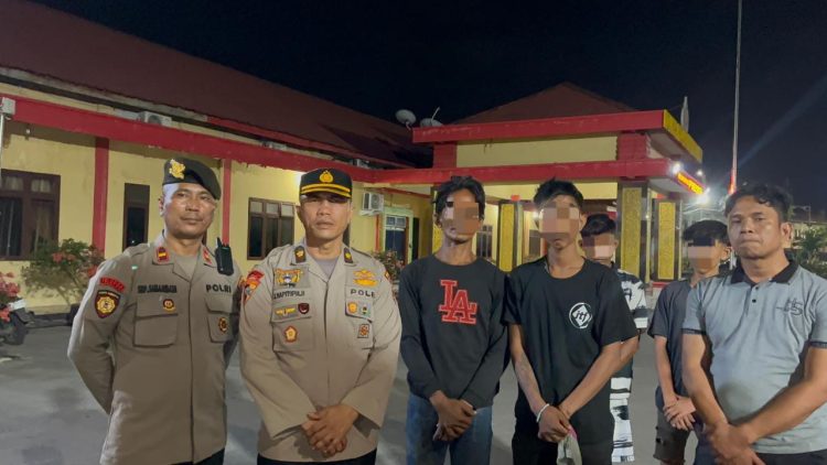 Patroli KRYD Belawan Sikat Premanisme hingga Tawuran, 4 Pelaku Pungli Viral Sicanang Ditangkap