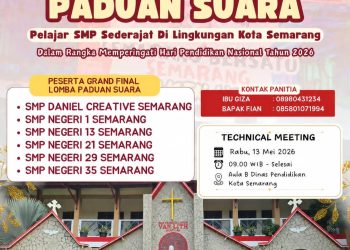“SMP Daniel Creative Semarang Ukir Prestasi Gemilang, Jadi Satu-Satunya Sekolah Swasta di Grand Final Paduan Suara Semarang”