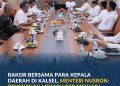 Rakor Bersama para Kepala Daerah di Kalsel, Menteri Nusron: Penentuan Lokasi LP2B Menjadi Kewenangan Daerah