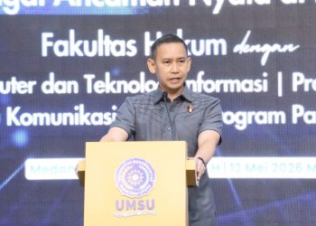 Dirressiber Polda Sumut Beri Kuliah Umum di UMSU, Bahas Ancaman Nyata Kejahatan Siber di Era Digital