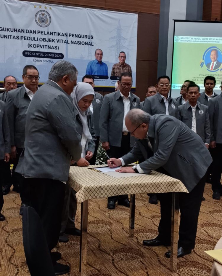 Pelantikan dan Pengukuhan KOPVITNAS Periode 2026–2031 Perkuat Komitmen Pengamanan Objek Vital Nasional