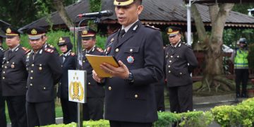 Memperingati Hari Kebangkitan Nasional Ke-118, Polres Binjai Laksanakan Upacara Bendera
