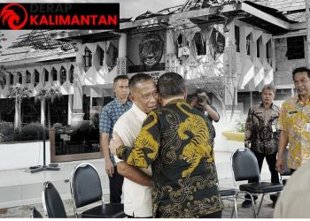 Wagub Tinjau Kantor Bupati Bulungan Pasca Kebakaran, Sampaikan Keprihatinan 