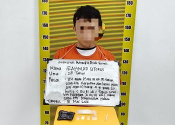 Menunggu Pembeli di Kamar, Terduga Pengedar Sabu di Medan Timur Ditangkap Polisi