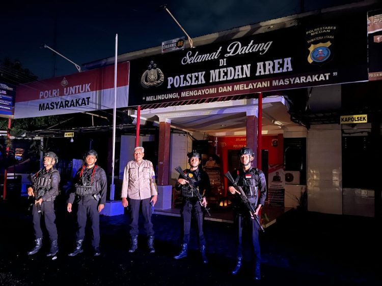 Patroli Malam Polda Sumut Intensifkan Pengamanan Saat Sejumlah Wilayah Medan Alami Pemadaman Listrik