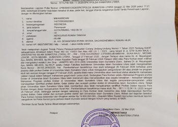 Dokter Muda UISU Laporkan Dekan ke Polda Sumut