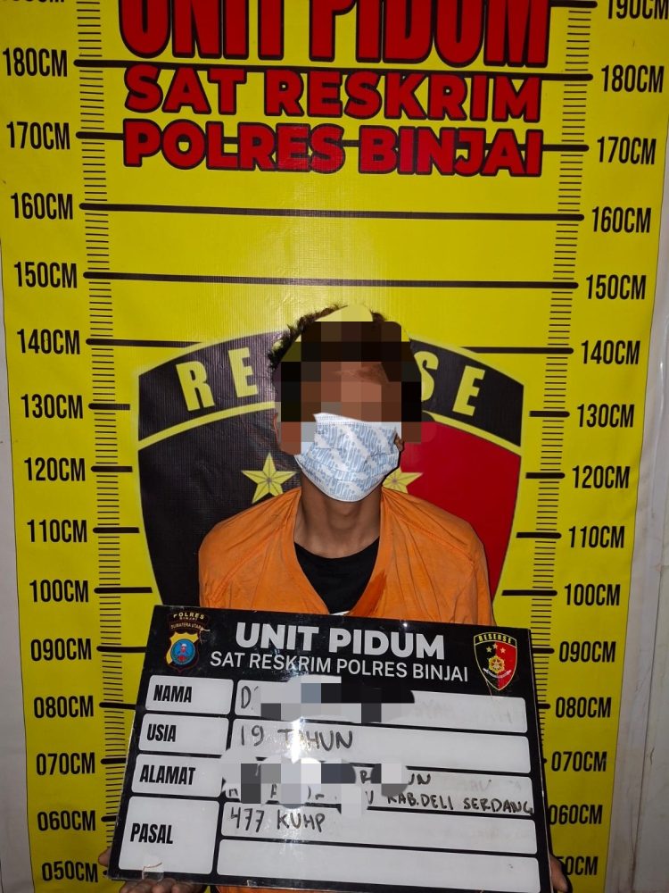 Tak Berkutik, Pelaku Curanmor Diringkus Team Cobra Satreskrim Polres Binjai