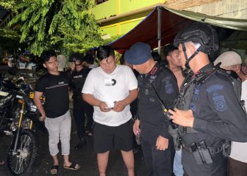 Patroli Blackout, Brimob Polda Sumut Gagalkan Aksi Pencurian Kabel Tembaga di Helvetia