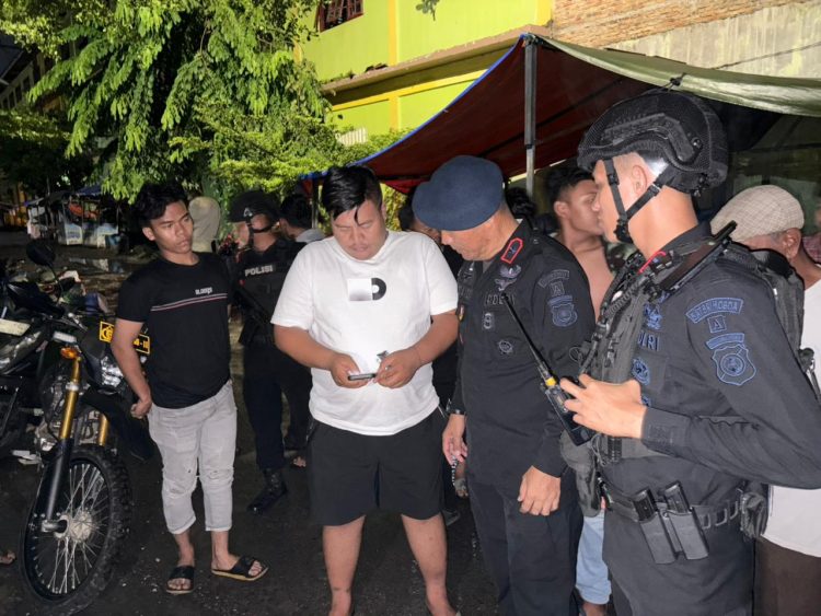 Patroli Blackout, Brimob Polda Sumut Gagalkan Aksi Pencurian Kabel Tembaga di Helvetia